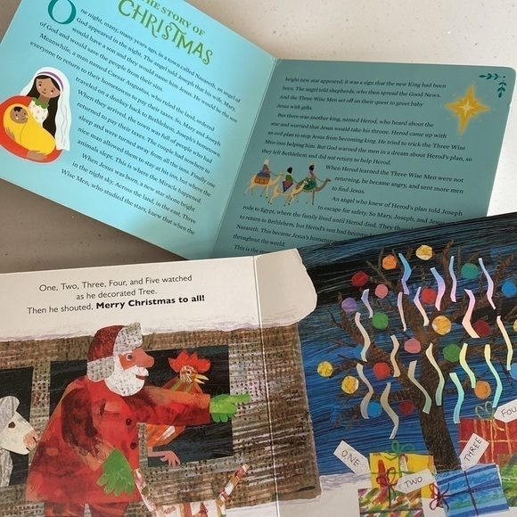 Christmas Holiday Board Books Bundle ages 0-3 pop up lift the flaps - Picture 12 of 12